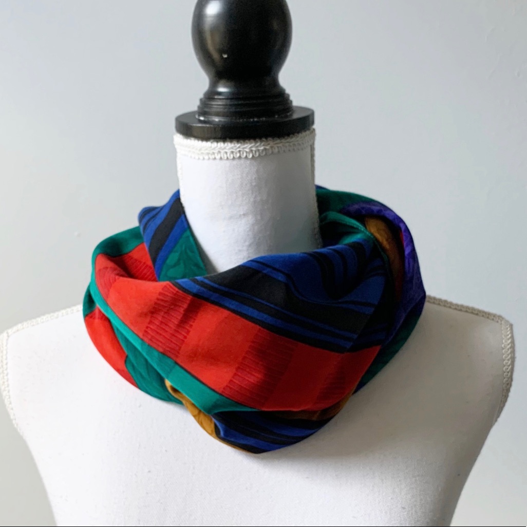 Multicolor Patterned Scarf